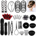 Hair Styling Tool Kit - DIY Braiding Accessories Set (28 pcs)