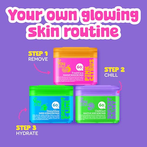 BeYoutiful FreshFace Makeup Remover Wipes - 60 Pads