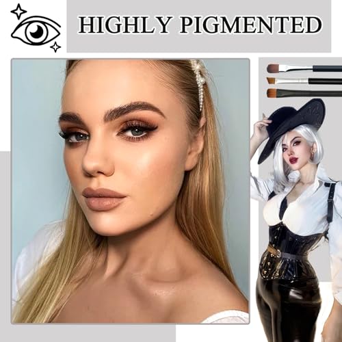 Smoky Eyeshadow Palette 16 Colors Matte Shimmer with Brushes