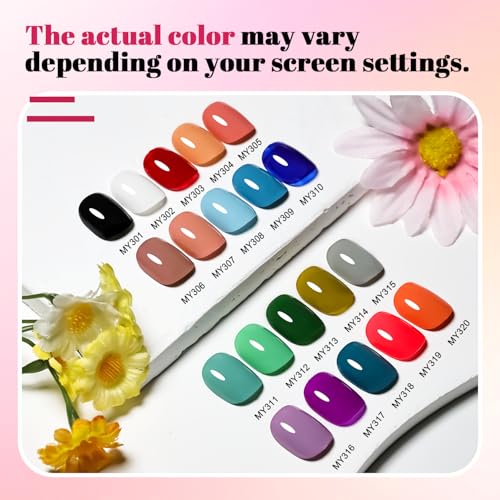 OpenLive 20 Color Perfume Nail Polish Set - Quick Dry, Long-Lasting, Salon-Grade for Women, DIY Nail Art