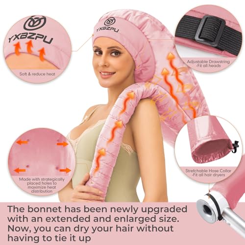 Bonnet Hair Dryer Attachment - Extra Large Hood for Curly Hair