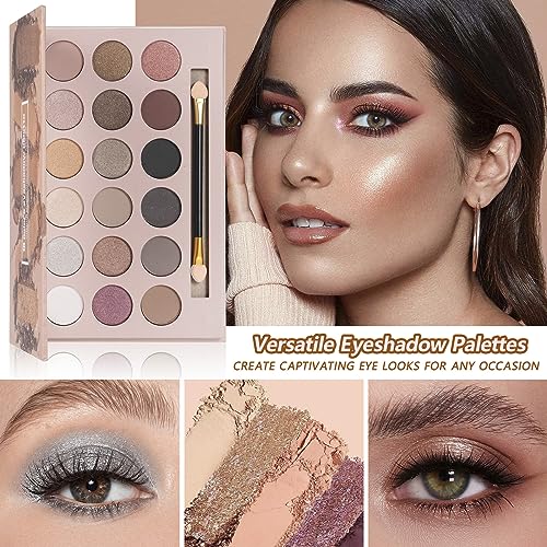 KAVCENT 18-Color Eyeshadow Makeup Kit for Women & Teens