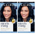 Clairol Nice'n Easy Permanent Hair Dye, 2BB Blue Black Hair Color, Pack of 2