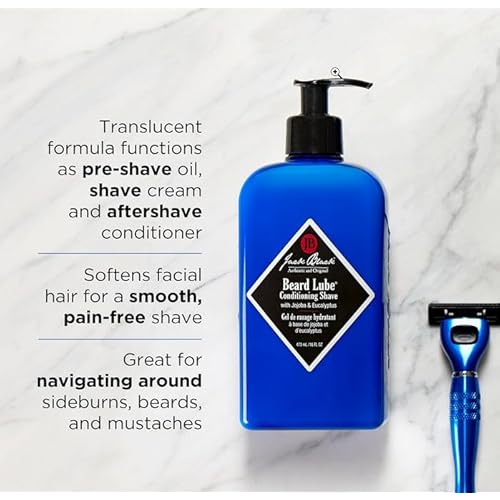 Jack Black Beard Lube Conditioning Shave - Beard Conditioner for Men, Mens Gifts