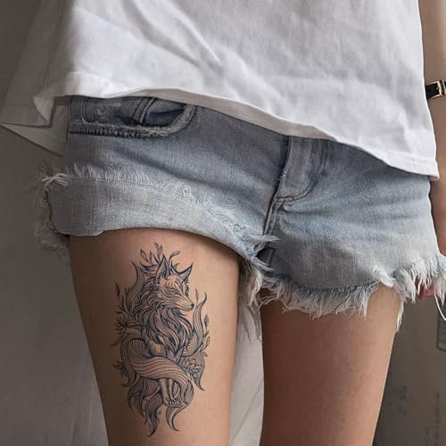 Temporary Tattoo Stickers for Adults, 2 Sheets Waterproof
