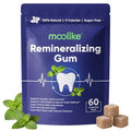 Moolike Sugar-Free Remineralizing Chewing Gum - Enamel Repair & Cavity Protection, 60 Count