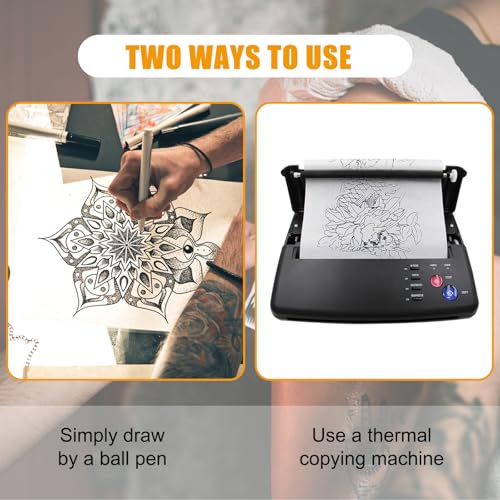 5 Pack 3MM Tattoo Practice Skin with 10 Stencil Papers