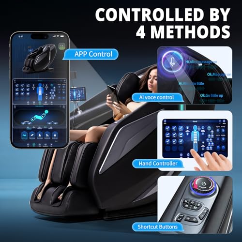 HealthRelife 4D Full Body Massage Chair Zero Gravity Recliner