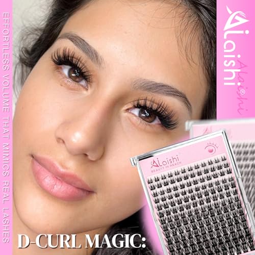 Lash Clusters Kit 168Pcs 8-18mm D Curl Wispy Eyelash Extensions