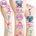 115 PCS Gymnastics Temporary Tattoos – Party Favors
