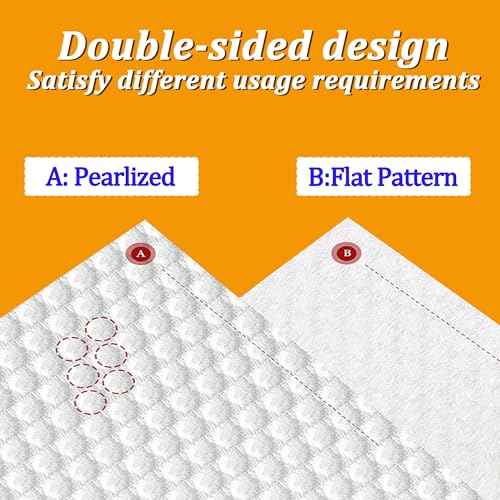 Face Towels Disposable,100 Count Ultra Thick face towels, Facial Wash Cloth for Sensitive Skin, Lint- free Facial Tissue, Skincare and Makeup Remover