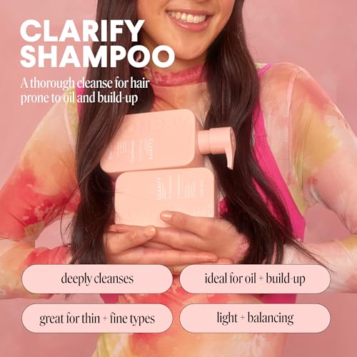 MONDAY HAIRCARE CLARIFY Shampoo with Grapefruit Extract & Ceramides for Oily Hair Prone to Build-up 354 mL