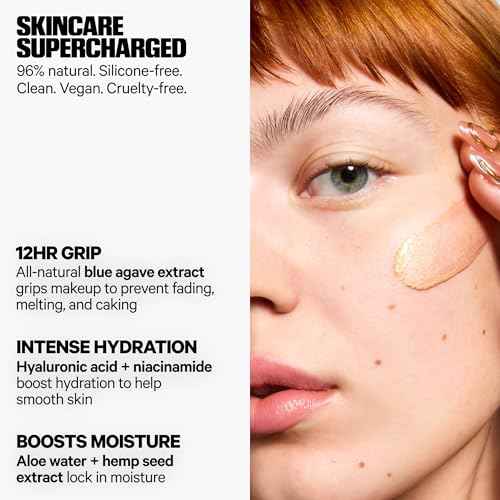 Milk Makeup Hydro Grip + Glow Primer with Hyaluronic Acid ? Illuminating Face Primer Grips Makeup for Up to 12 Hours ? Silicone-Free, Hydrating Formula with Radiant, Golden Finish ? 1 oz
