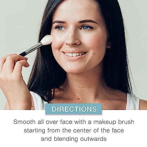 Neutrogena Mineral Sheers Loose Powder Makeup Foundation, Lightweight Face Makeup, Sheer to Medium Buildable Coverage, Sensitive Skin Foundation with Vitamins A, C, & E, Natural Ivory 20, .19 oz