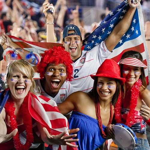 American Flag Eye Stickers, 25 Pairs Sports Under Eye Strips