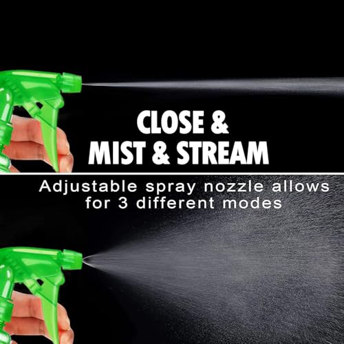 FANSTINOW 3 Pack Spray Bottles - 16 oz Colorful Leak-Proof Nozzles