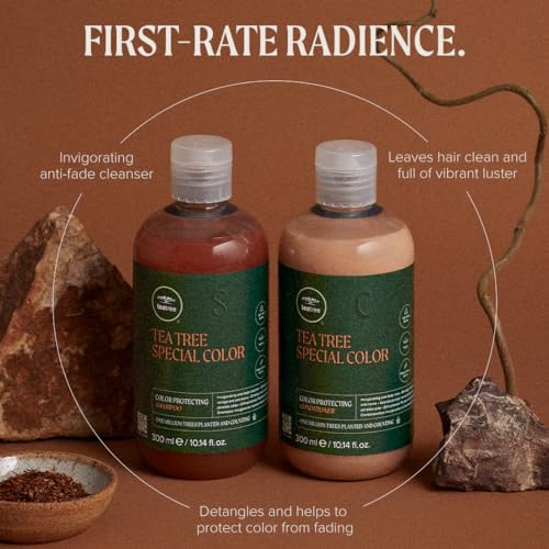 Tea Tree Special Color Shampoo, Gently Cleanses, Protects Hair Color, For Color-Treated Hair