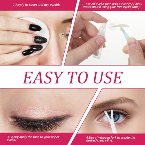 930PCS Waterproof Eyelid Tape for Hooded Eyes - Natural Lift Strips