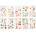 Glitter Easter Temporary Tattoos - 10 Sheet Pack