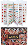VAMA 960 Bindi Book - Pastel Multicolor Crystal Stone Stickers