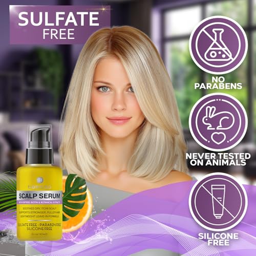 BELLISSO Scalp Serum - Dry & Itchy Dandruff Relief for All Hair Types
