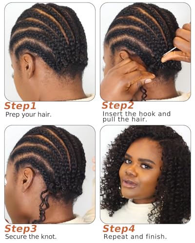 BEEOS 16 Inch Body Wave Human Crochet Hair - Knotless, Easy to Detangle