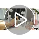 Makeup Mirror with Lights, 10X Magnifying, 3 Color Modes