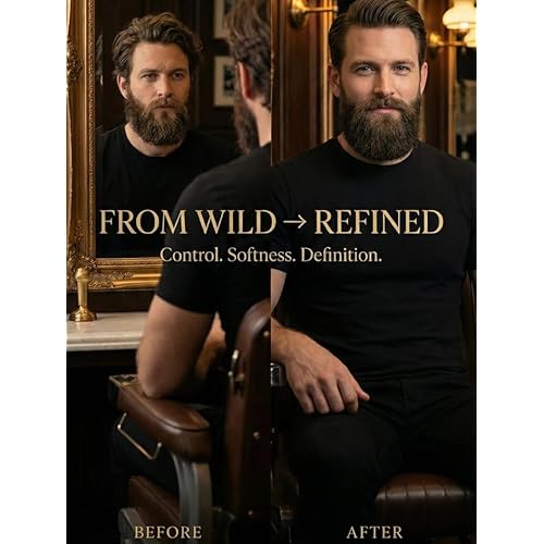 Beards & Bombshells Hydrating Beard Butter, Light Whipped, Non-Greasy, Softens Hair, Tames Frizz, Adds Light Shape (Masculine Cologne-inspired)