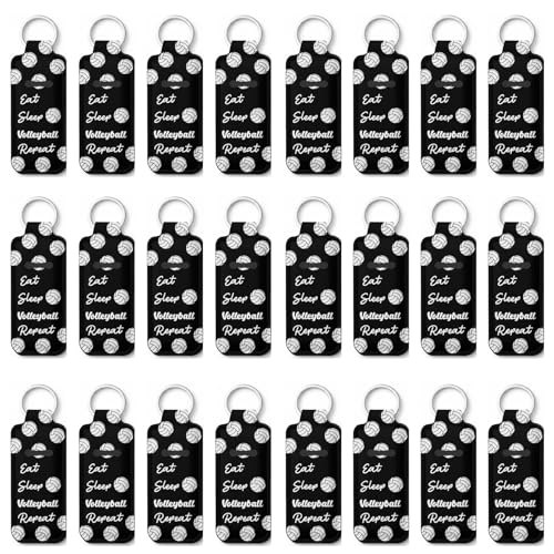 Wonderjune 18 Pcs Lipstick Holder Keychain Set
