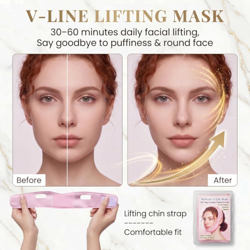 V-Line Chin Lifting Mask - Reusable Jawline Strap for Women