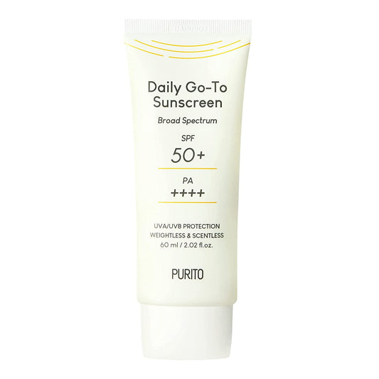 ZEESOON Daily Go-To Sunscreen (60ml 2.02 fl.oz.) SPF 50+ PA ++++, UVA/UVB Protection, Broad-Spectrum, Calm, Soothing for Purito