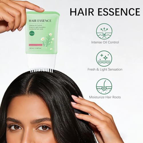 Hair Growth Serum with Built-in Brush & Rosemary, 3.38 fl. Oz
