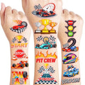 96 Race Car Temporary Tattoos for Kids | Colorful Designs