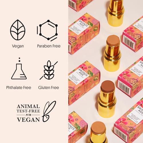 Winky Lux Bronze Age Bronzer Stick ? Cream Bronzer & Contour with Hydrating, Blendable, Buildable Coverage for Flawless, Smooth Skin, Infused with Vitamin E, Golden Touch