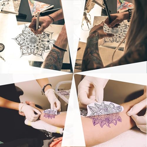 Tattoo Transfer Paper 50 Sheets A4 Stencil – 4 Layer