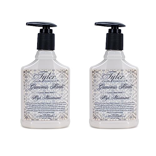 Tyler Glamorous Luxury 8 ounce Hand Soap Wash Pack of 2, High Maintenance
