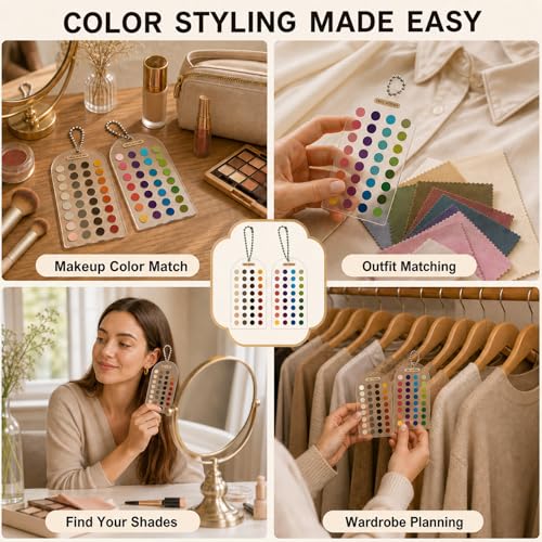 True Autumn Color Palette Cards - 2 Pc Swatch Guide