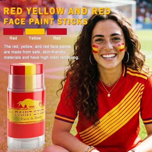 Sports Eye Black Paint Stick | Sweatproof Face Paint for Game Day