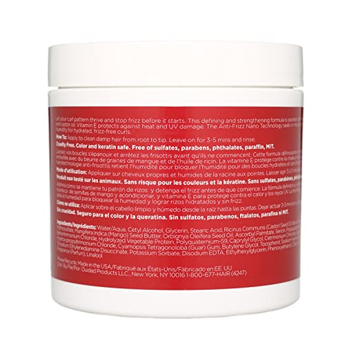 Ouidad Advanced Climate Control Hair Mask - 11 oz, Frizz Control Curly Hair Mask with Vitamin C & Castor Oil, Anti-Frizz Nano Technology, Helps Repair, Nourish and Hydrate Hair, For All Curl Types