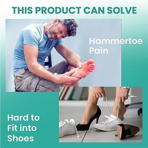 Welnove Hammertoe Corrector - 6 Pack Gel Toe Splints