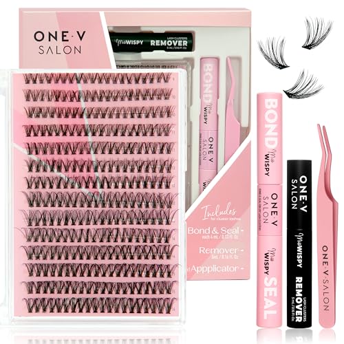 One V Salon DIY Lash Cluster Kit 280pc 40D C Curl