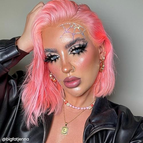 ARCTIC FOX Electric Paradise Neon Pink Hair Dye - Vegan, Semi-Permanent 8 oz, UV Reactive