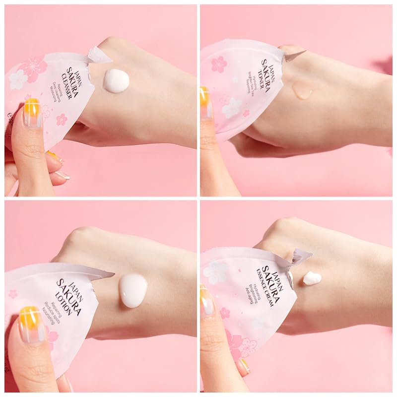 Etuanxi Mini Travel Skincare Set - 40 Disposable Bags
