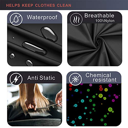 Nylon Barber Cape 64x56" Waterproof Salon Hair Cutting Apron