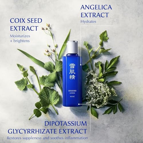 SEKKISEI Lotion Enriched, Liquid Toner & Hydrating Facial Moisturizer, 6.7 Ounce