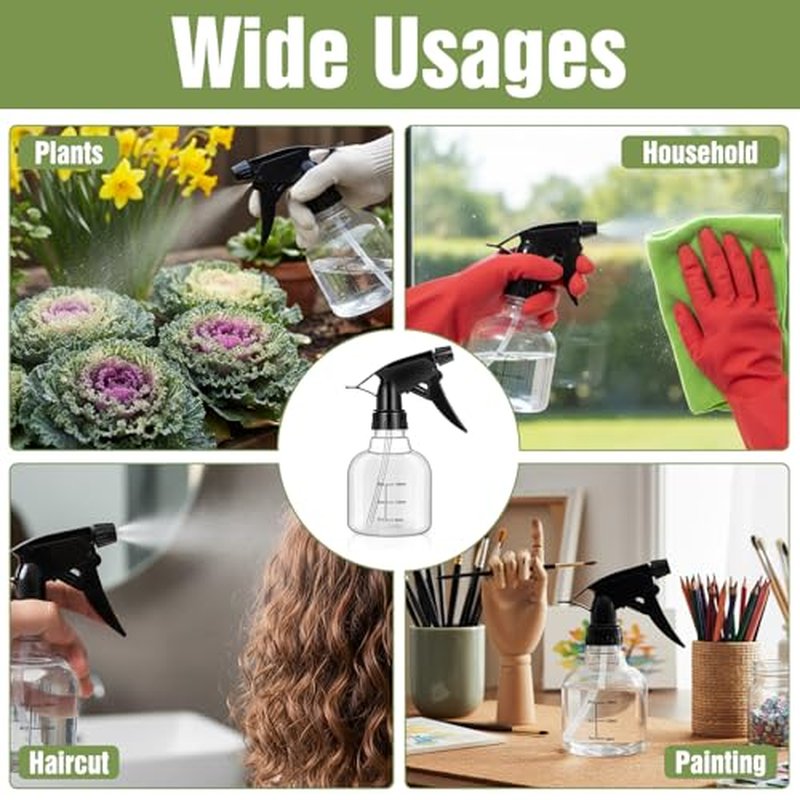 20Pcs 8oz Refillable Spray Bottles with Adjustable Nozzle
