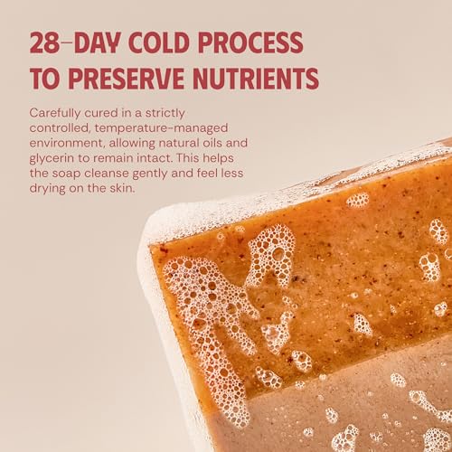 Turmeric & Bitter Melon 2-in-1 Luxurious Natural Soap Bar | Pack of 3 | Refreshing Cleanse for Sweat, Oil & Buildup | Cooling Lemongrass Peppermint | Cold Process | Handmade in Vietnam