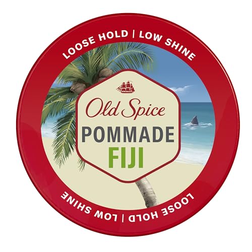 Old Spice Fiji Pomade for Men - Loose Hold, Low Shine, 2.22 oz