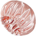 Satin Bonnet Double Layer Silk Sleeping Cap for Natural Curly Hair