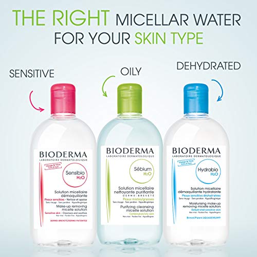 Bioderma - S?bium H2O - Micellar Water - Facial Cleanser and Makeup Remover - Face Cleanser for Combination to Oily Skin